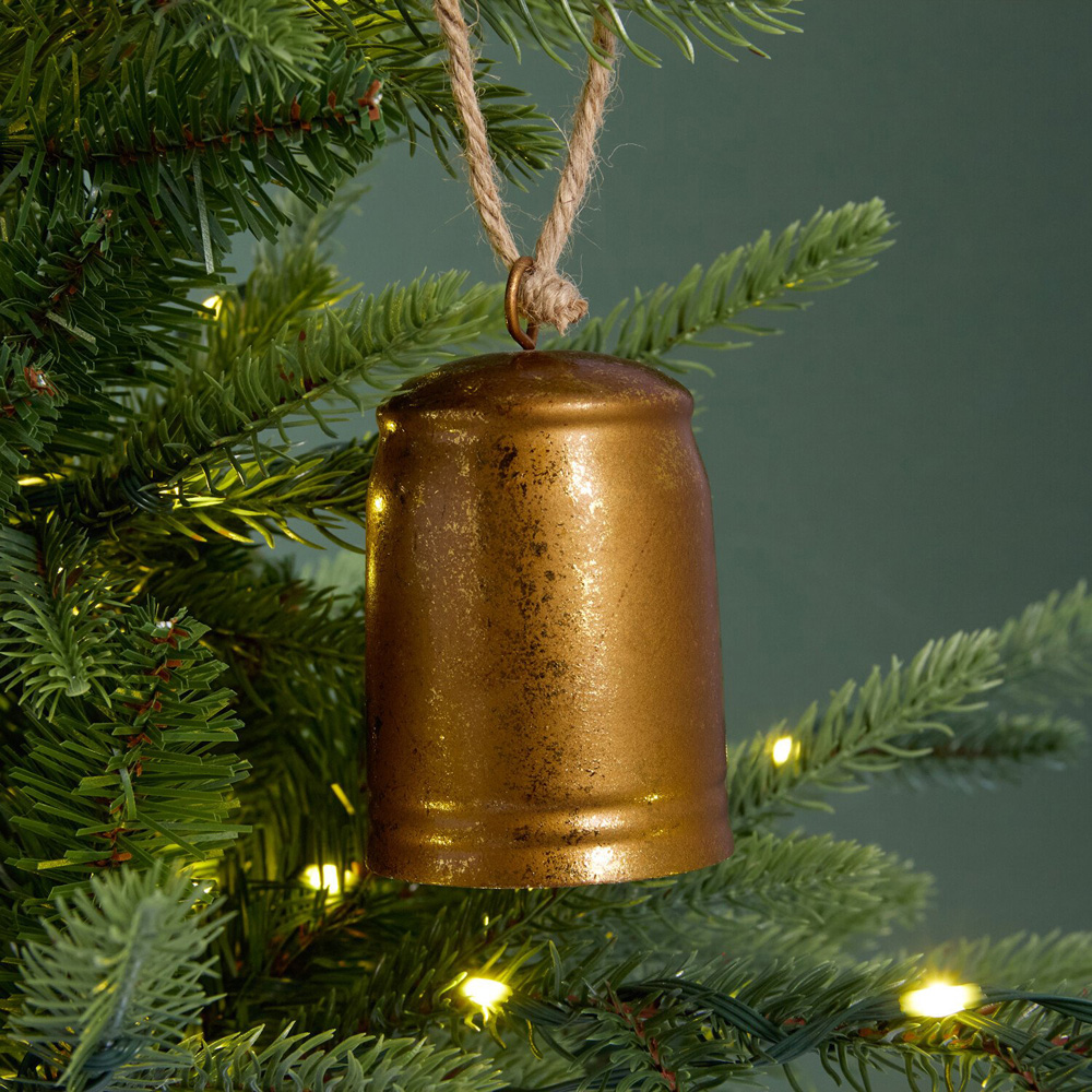 Hanging Bell DecorationGold Image 2