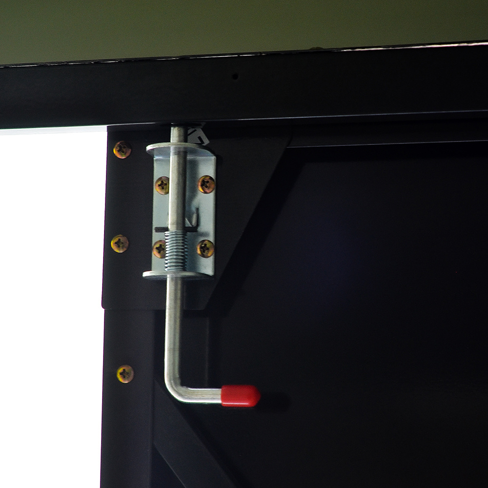 Living and Home 4.6 x 9ft Grey Steel Garden Storage Shed Image 7