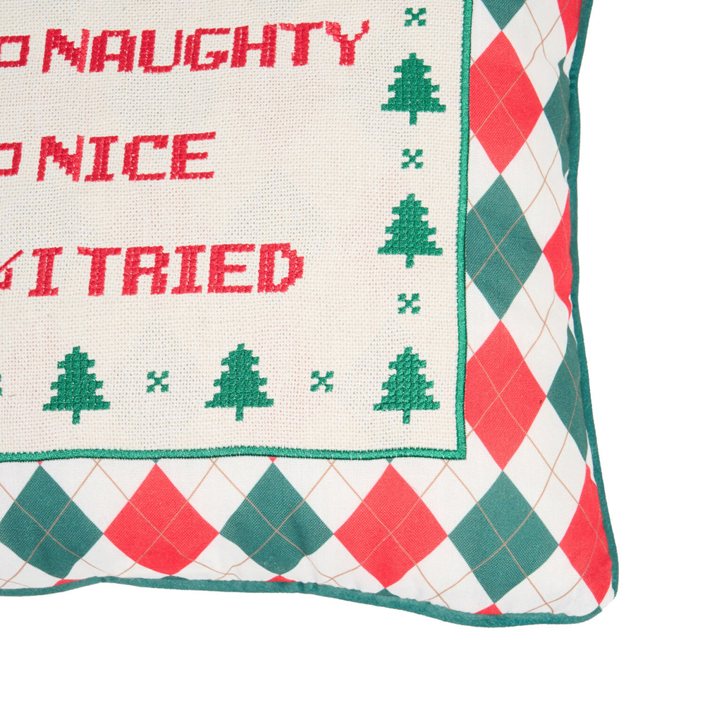 Christmas Slogan Cushion Image 3