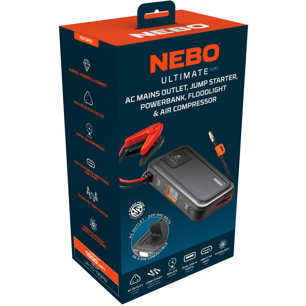 Nebo Ultimate 5-in-1 1500Amp Multi-Voltage Power Pack Image 3