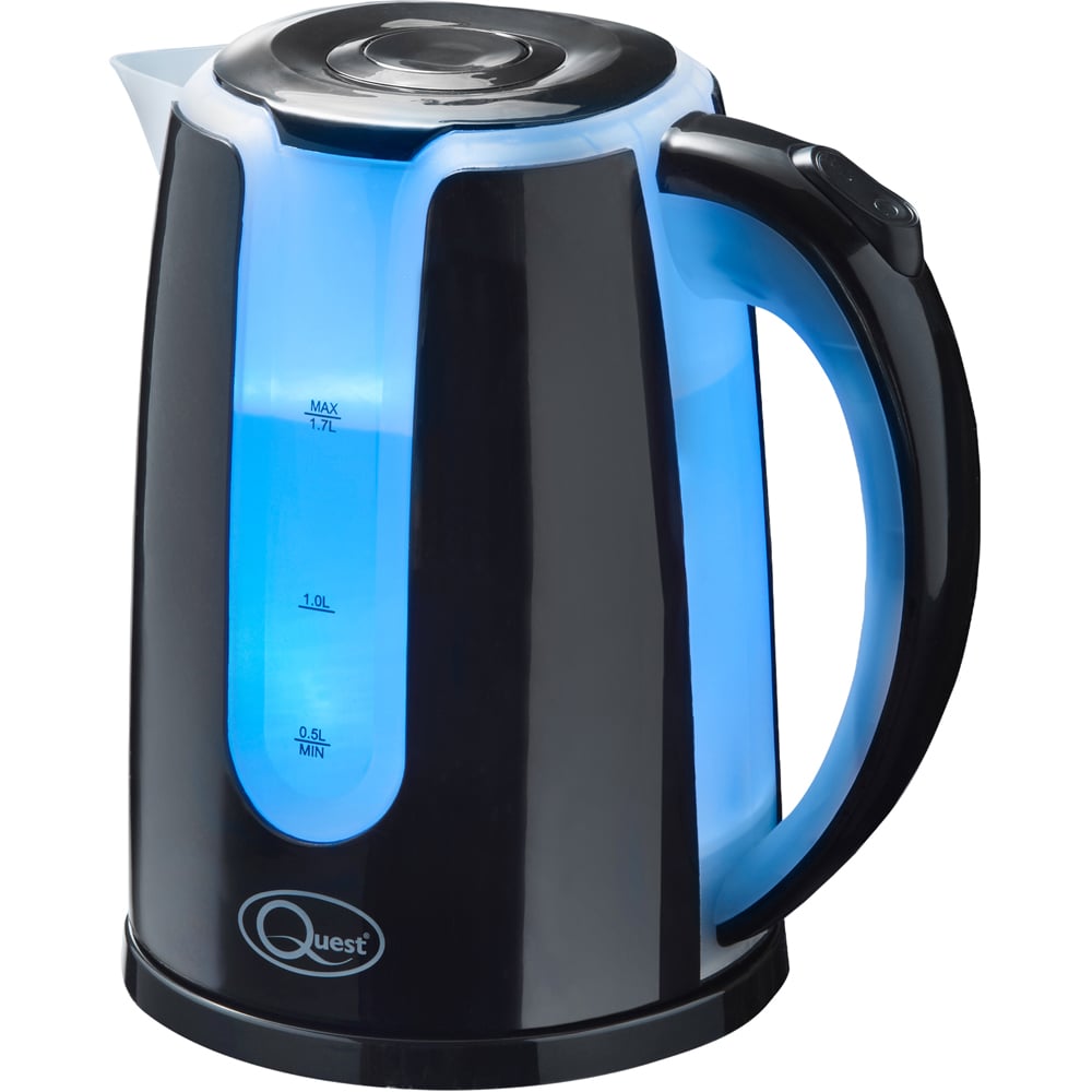 Benross Black Dual LED Illuminated 1.7L Kettle Image 1