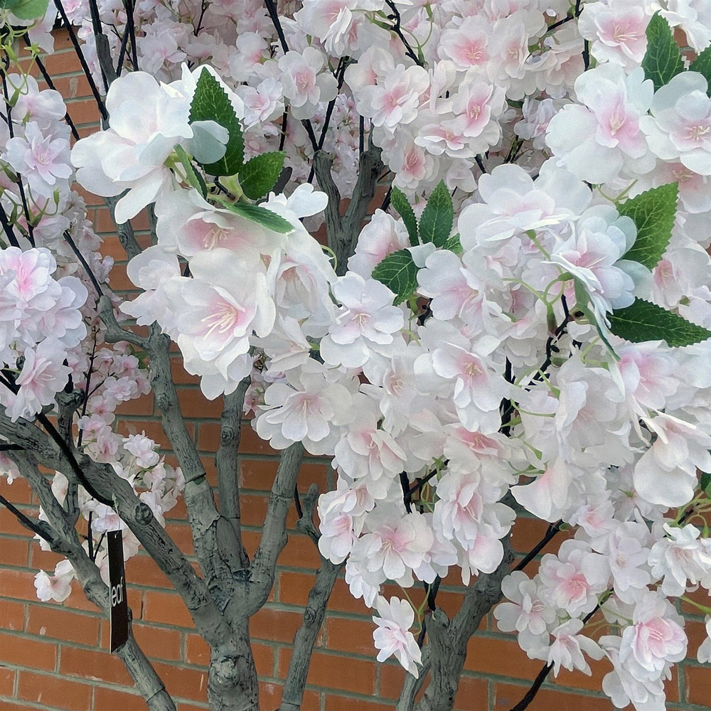 Leaf Cherry Blossom Artificial Tree in Pot 9ft Image 5