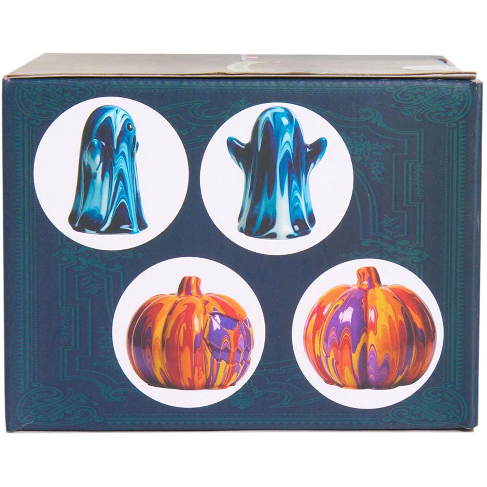 Marble Pouring Pumpkin and Ghost Set Image 2