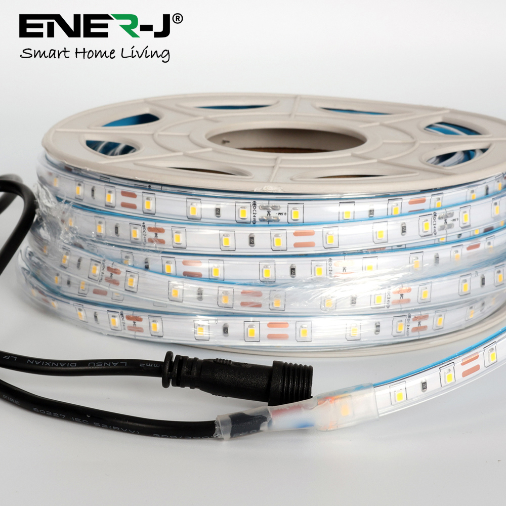 ENER-J Warm White LED 3000K IP65 Solar Powered Strip Light 20m Image 3