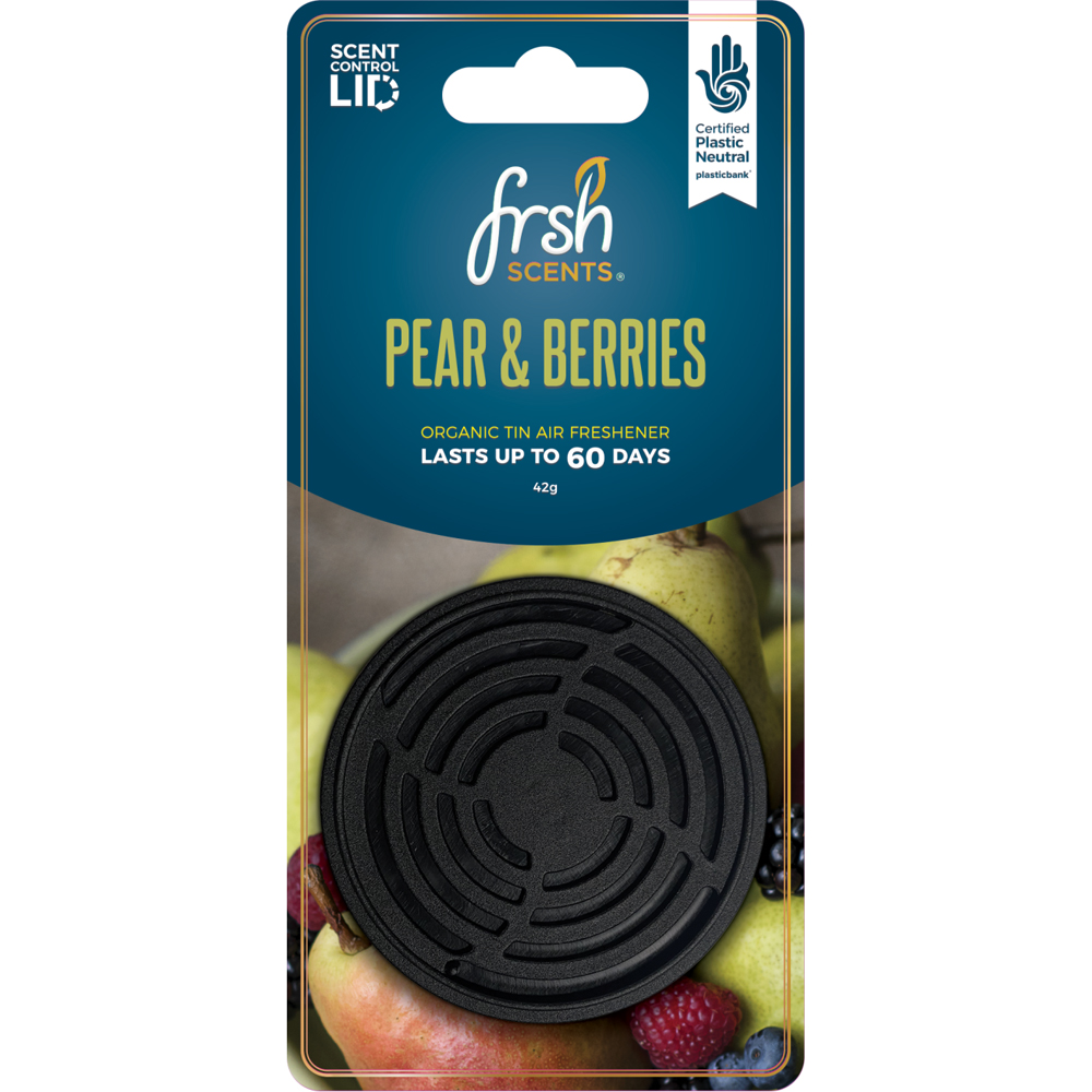 Frsh Scents Air Freshener Tin Pear and Berries Image 3