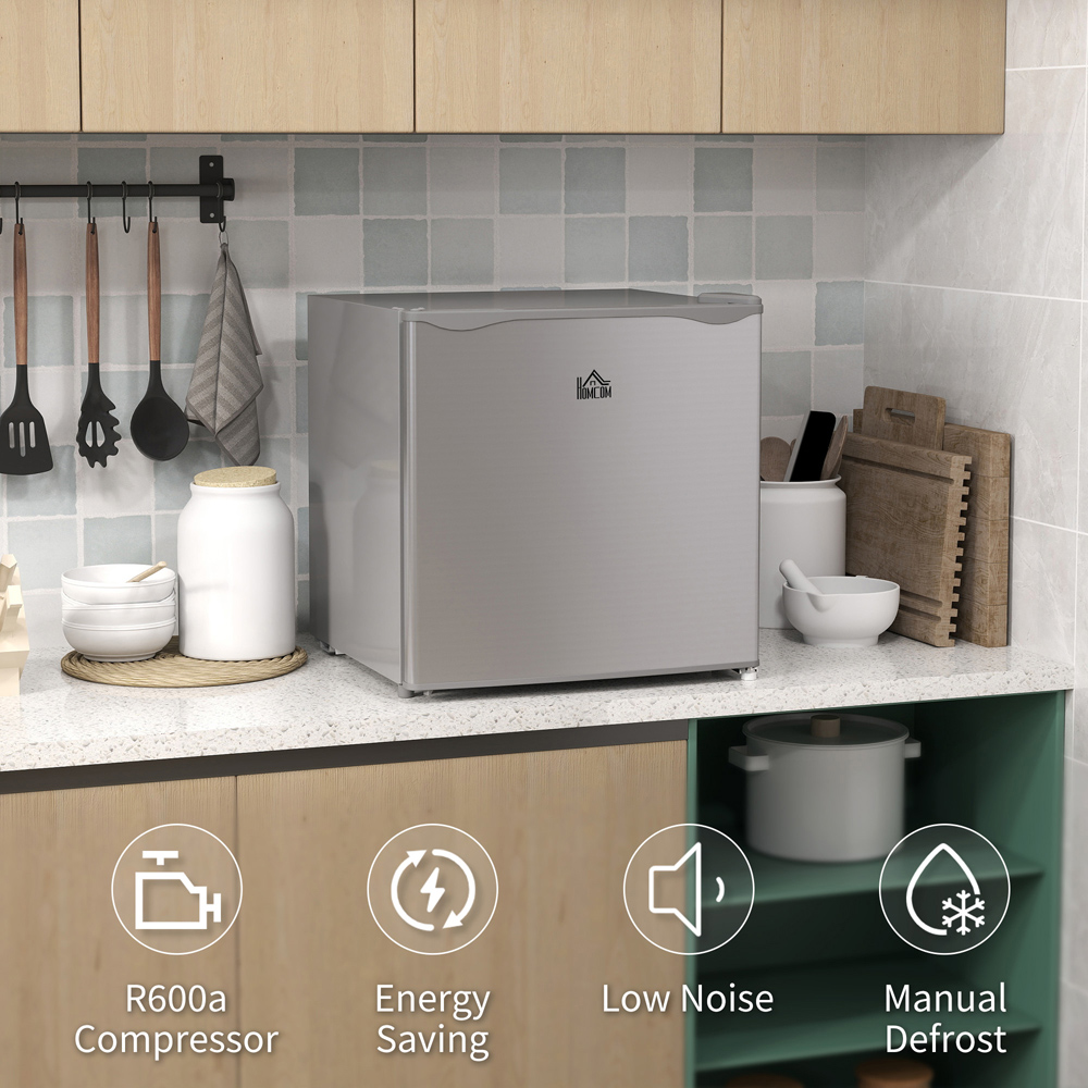 HOMCOM 800-127V70GY Grey 35L Tabletop Freezer Image 8