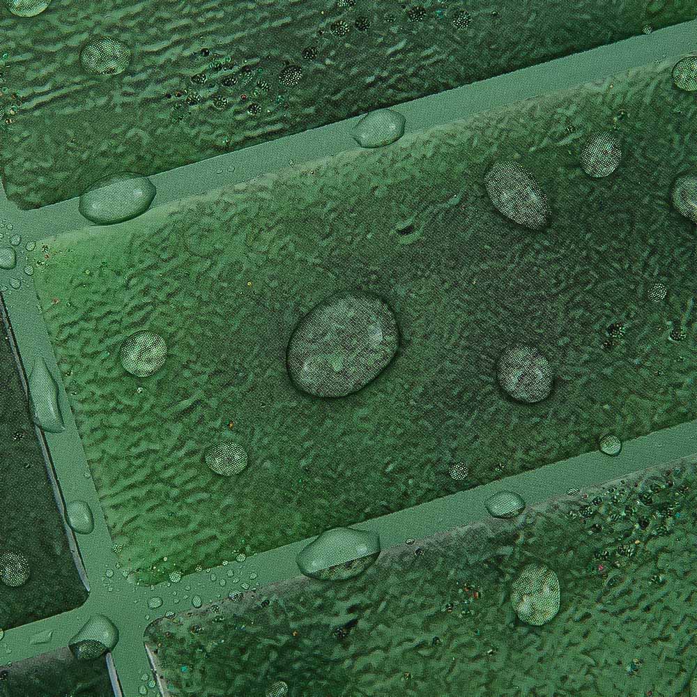 Living and Home Green Rectangle Self Adhesive Wall Sticker 10 Pack Image 6