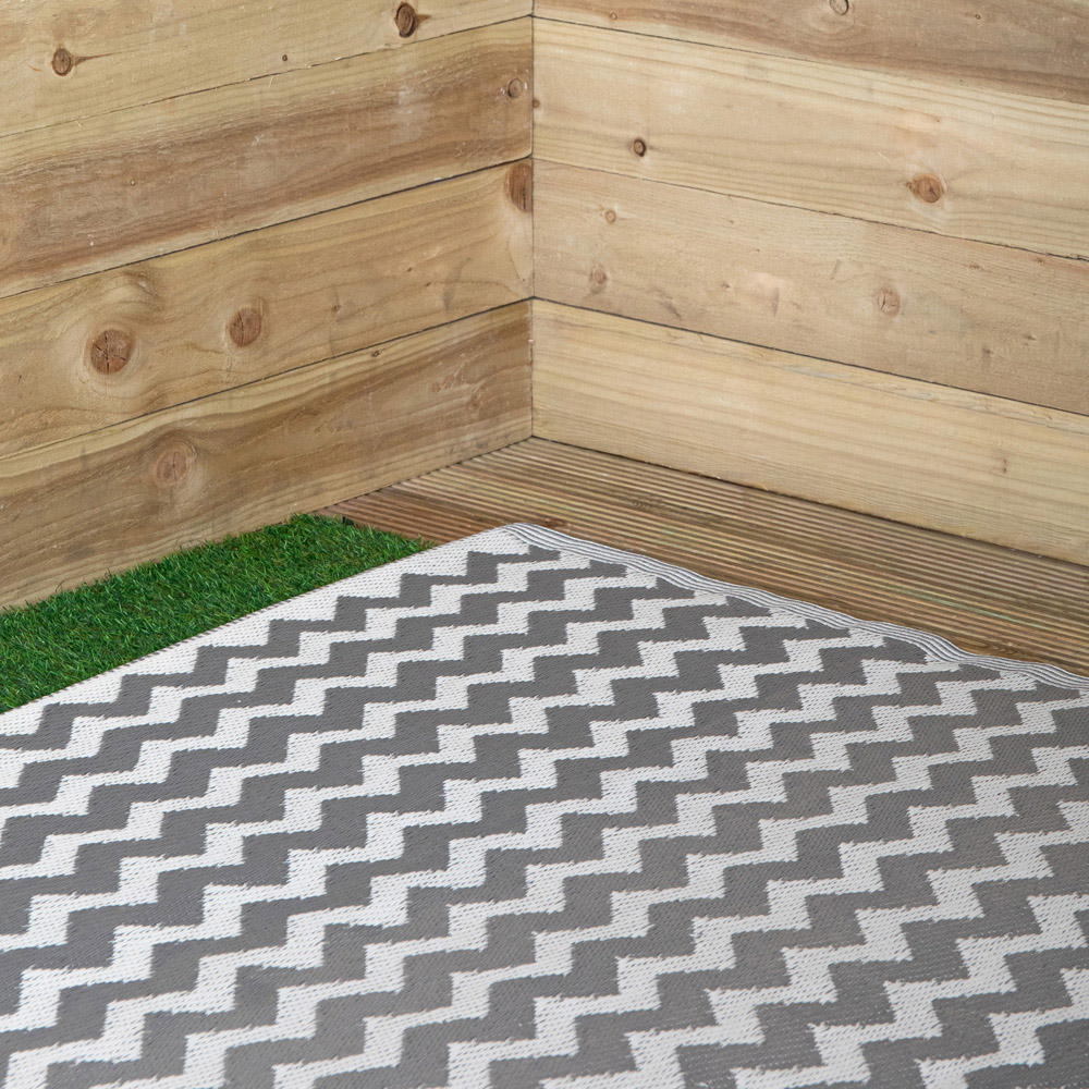 Samuel Alexander Atlantis Slate Alfresco Patio Rug Mat 1.5 x 2.1m Image 5