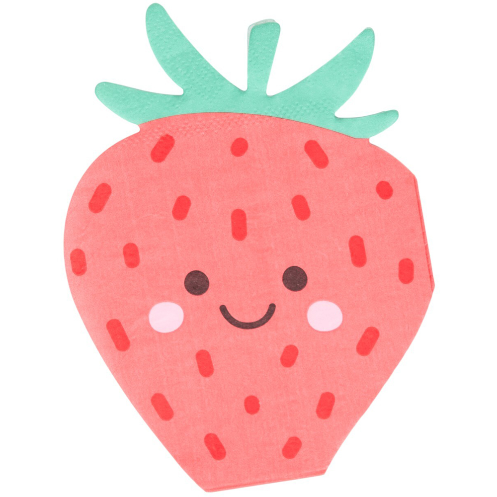 Pack of 20 Cute Fruit Napkins Image 2