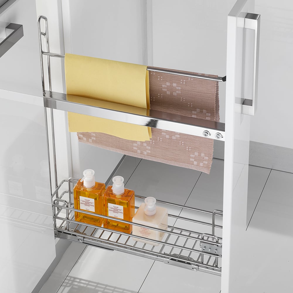 wilko Dynamic Pullout Towel Rail Image