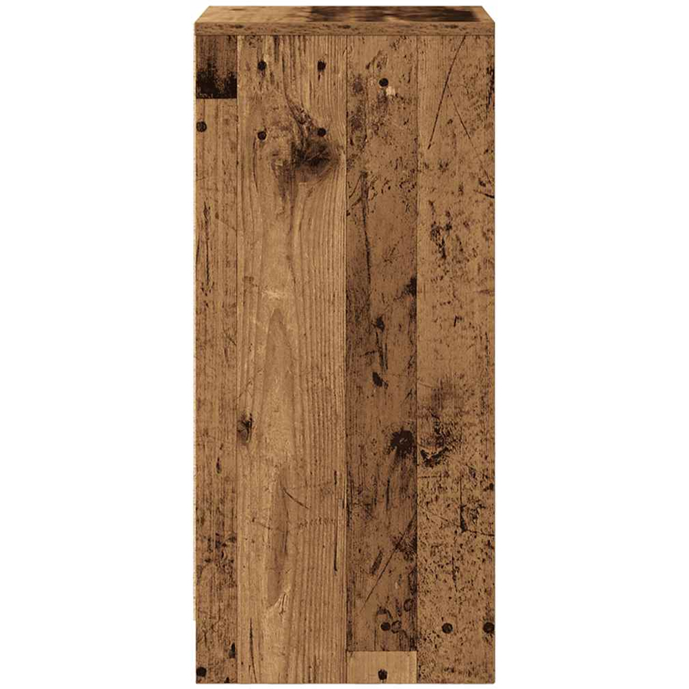 vidaXL 3 Drawer Old Wood Slim Sideboard Image 6