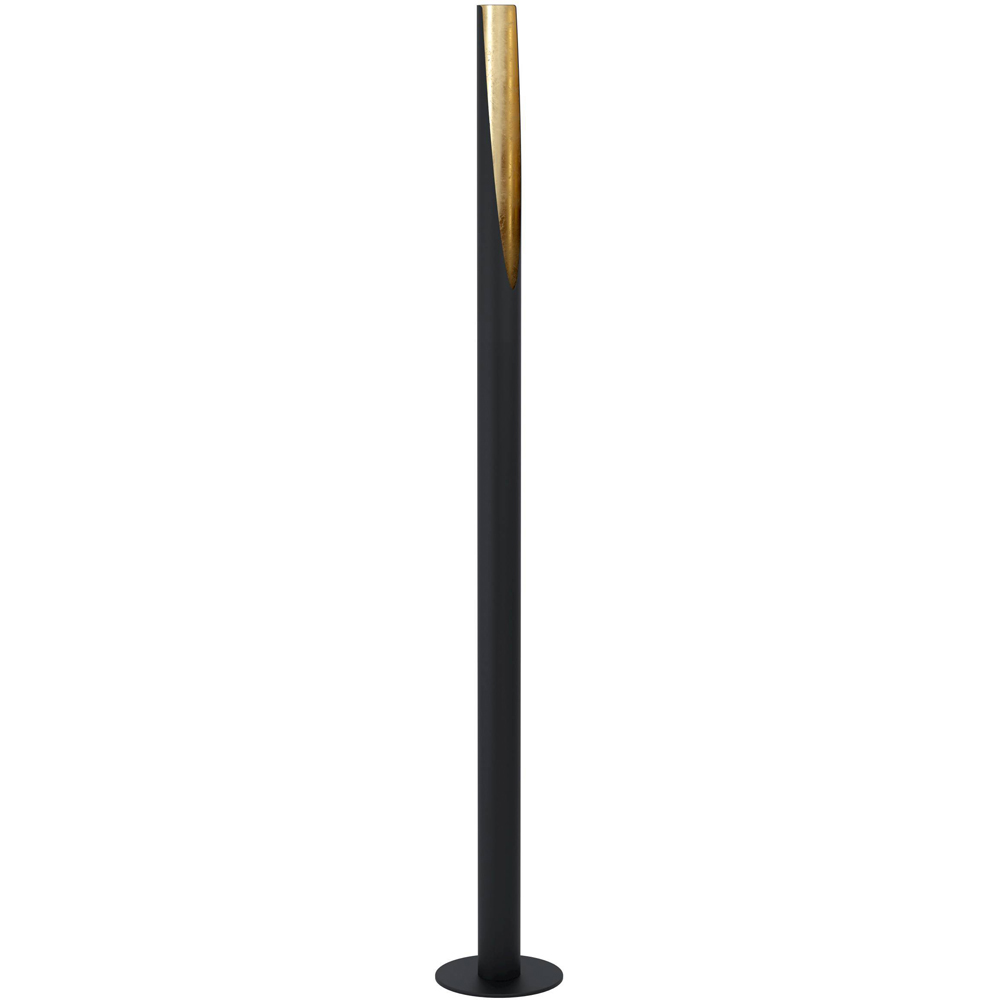 EGLO Barbotto Black and Gold Floor Lamp Image 1
