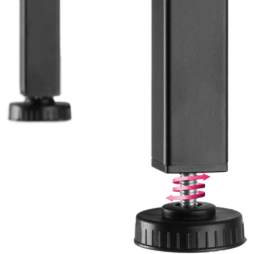 tectake Hamilton 2 Shelf Light Wood Oak Sonoma L Shaped Desk Image 5