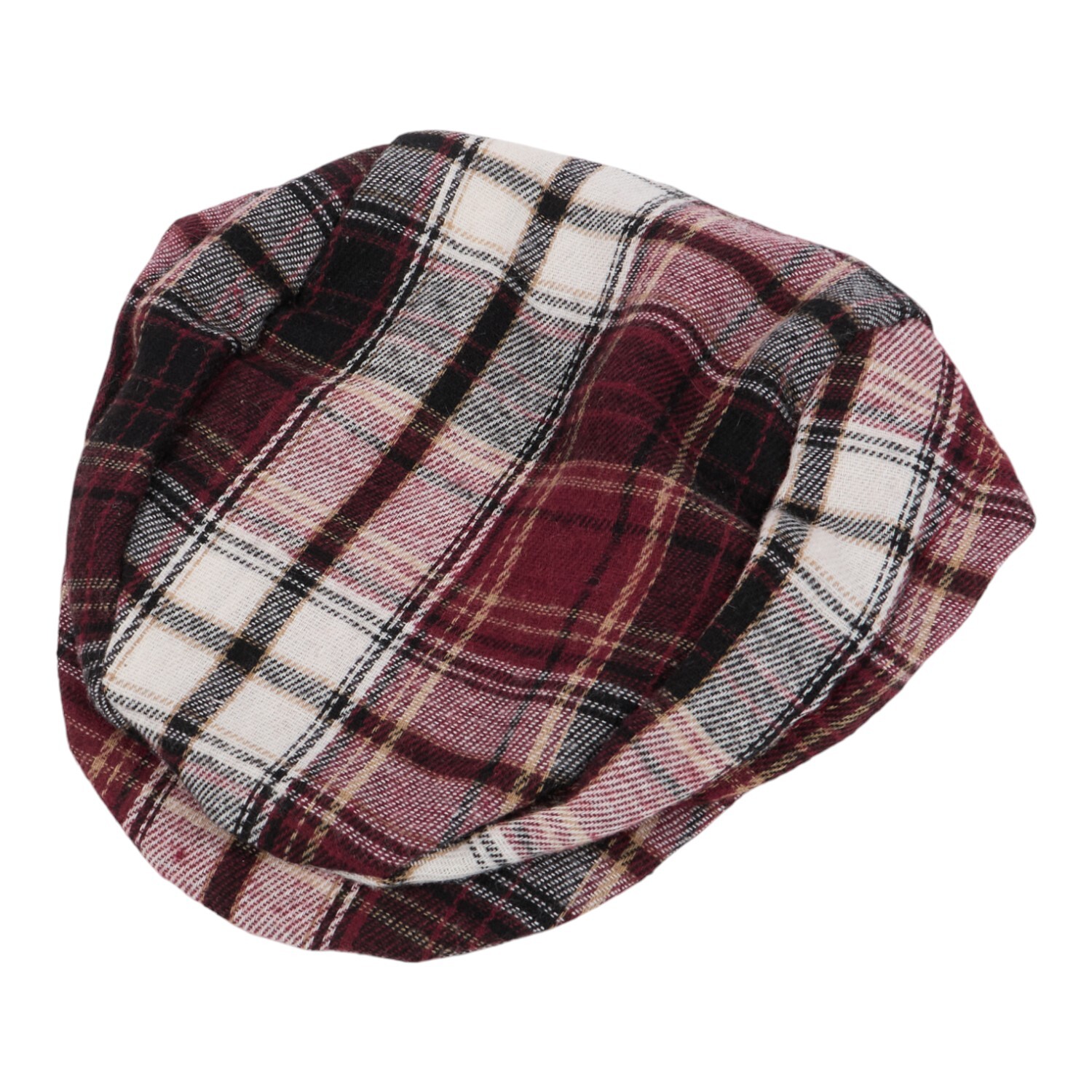 The Country Collection Dog Cap and Bow Maroon Image 3