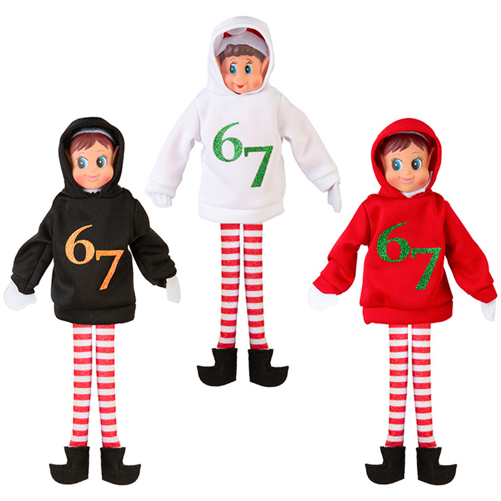 Elf Christmas Hoodie Outfit Image 3