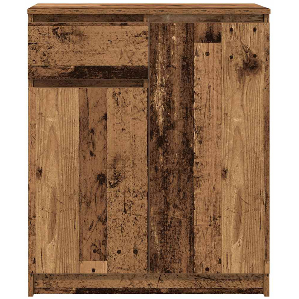 vidaXL 2 Door Single Drawer Old Wood Sideboard Image 3