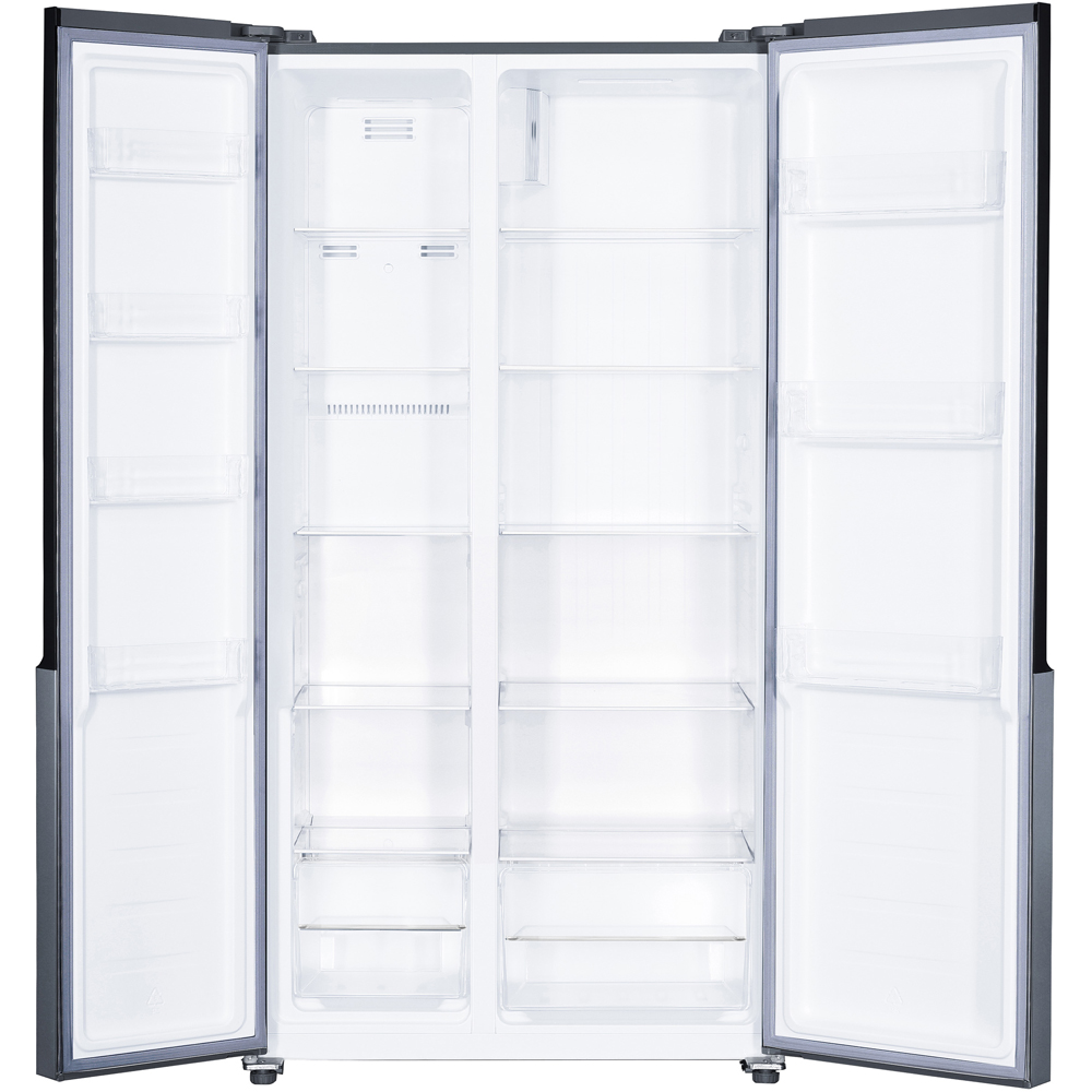 Haden HFFA442S-E Silver No Frost 291L Side by Side Fridge Freezer Image 2