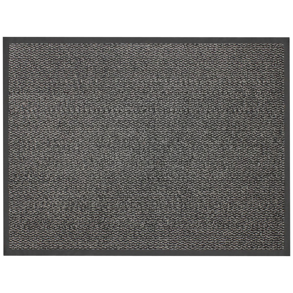 JVL Commodore Grey Black Barrier Mat 60 x 80cm Image 1