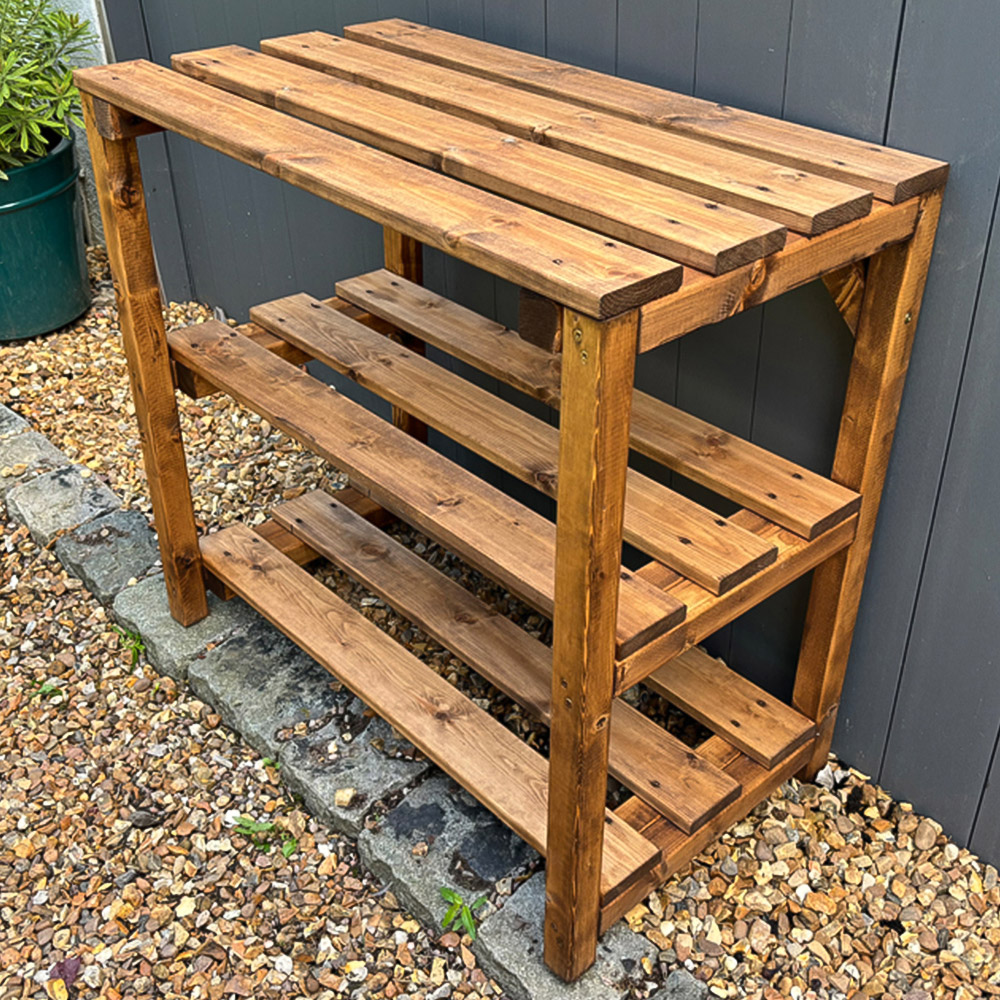 Charles Taylor Bramshall 3 Shelf Large Storage Table Image 9
