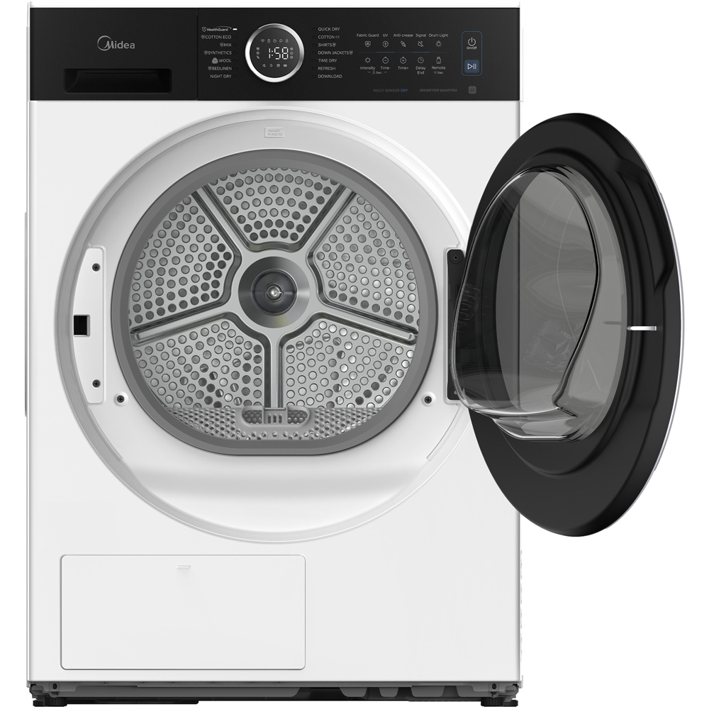Midea MD205H90WBC/W White Heat Pump Tumble Dryer 9kg Image 2