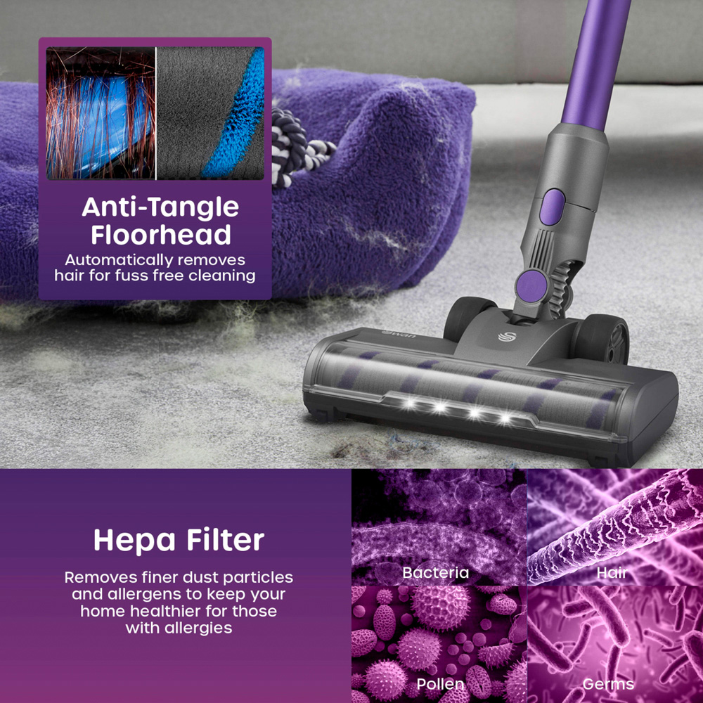 Swan Dustmaster Cordless Anti Tangle Vacuum Cleaner 22.2V Image 7