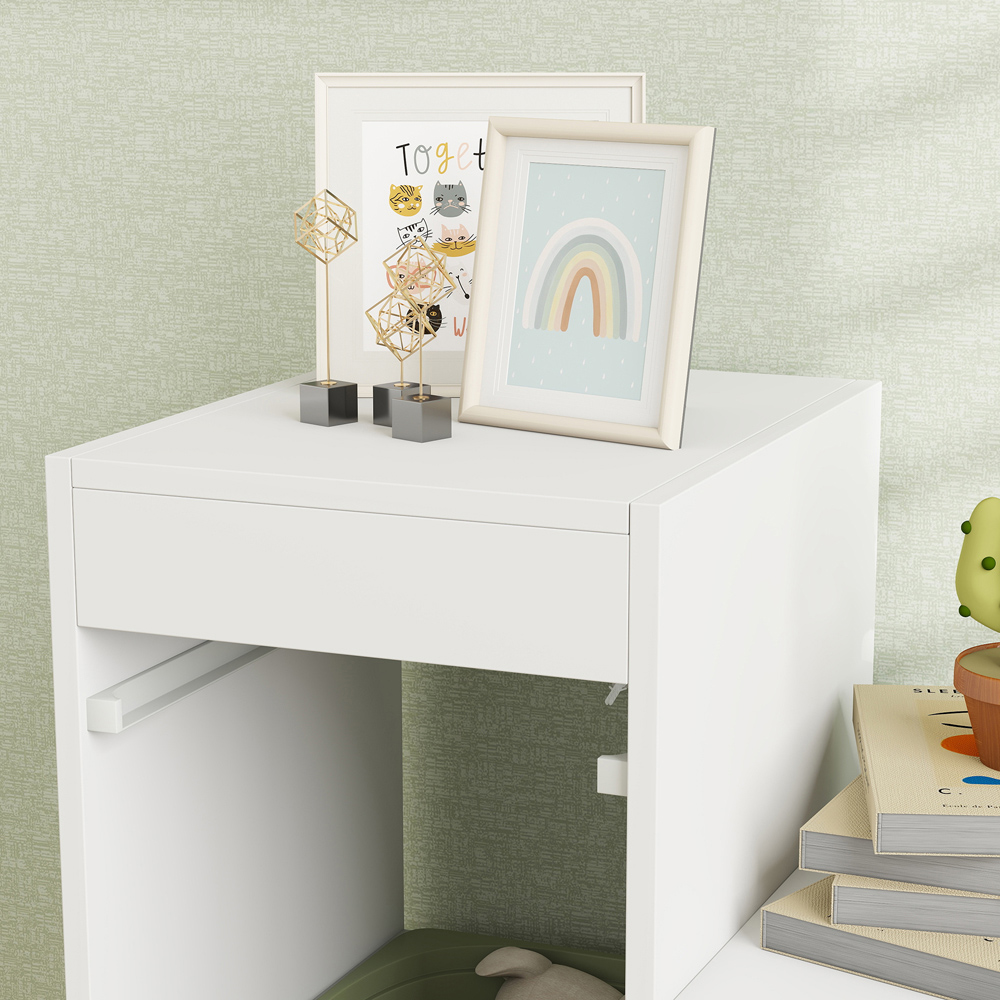 AIYAPLAY Green Kids Toy Storage Unit with 6 Removable Bins Image 3
