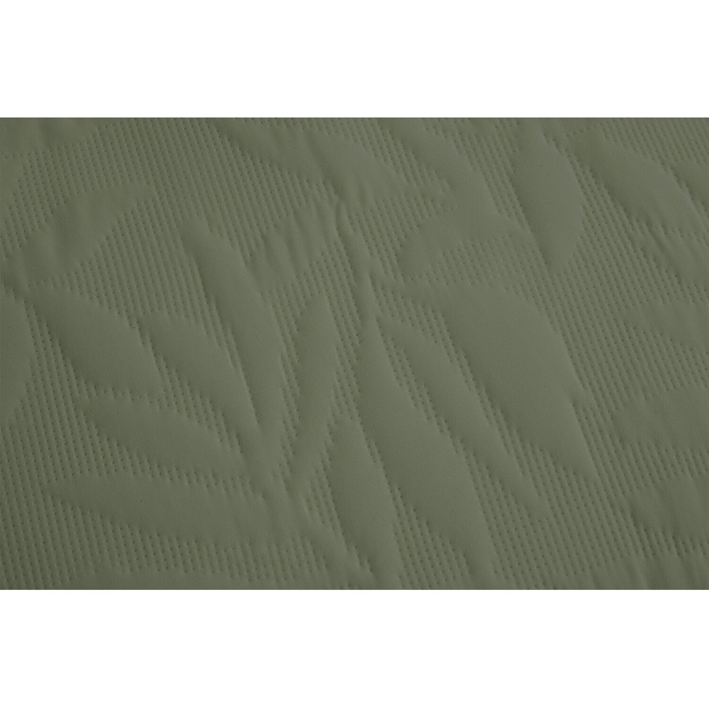 Avery Leaf Duvet Cover and Pillowcase Set - Olive Green / Superking Image 4