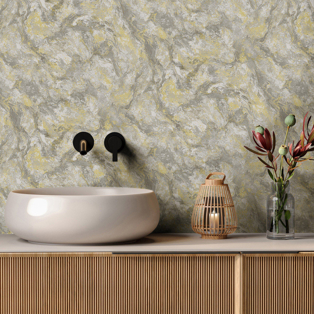 Holden Levanto Marble Cream Wallpaper Image 3