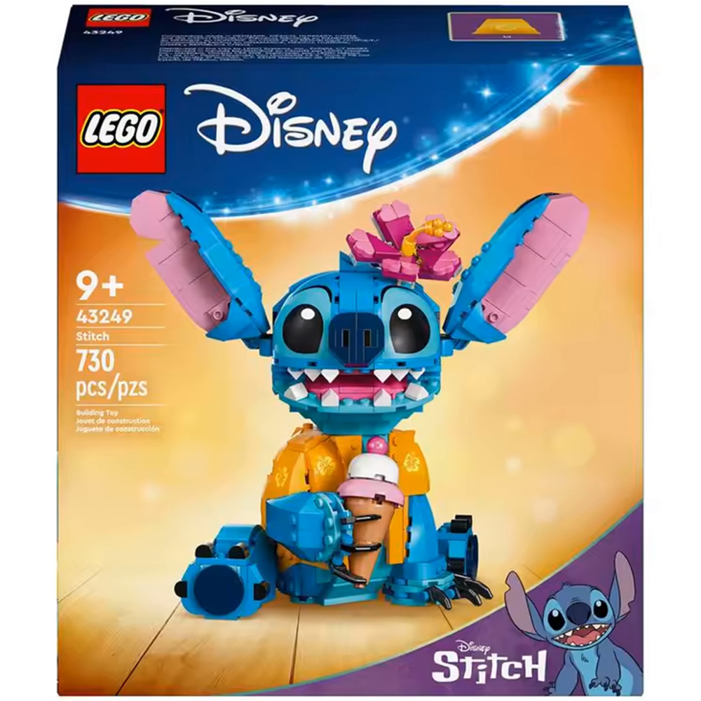 LEGO Disney 43249 Stitch Buildable Playset Toy Image 1