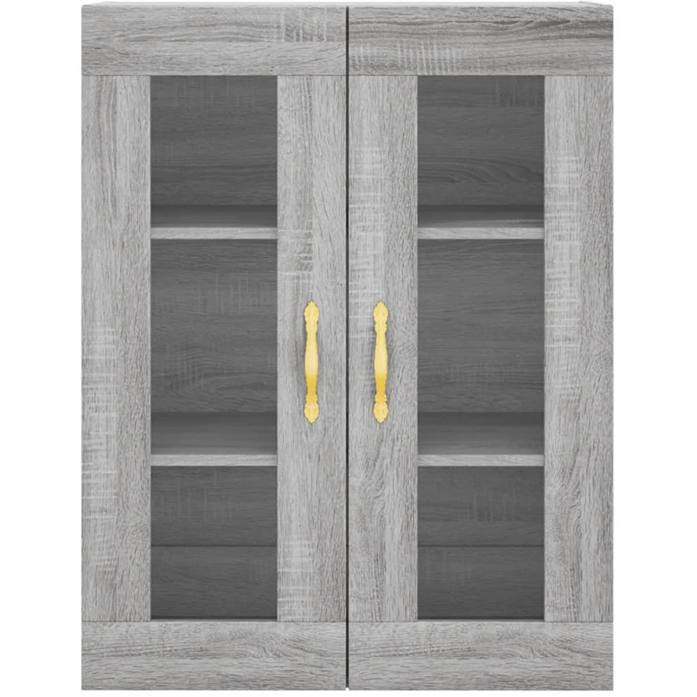 vidaXL 3 Door 3 Drawer Grey Sonoma Highboard Image 6