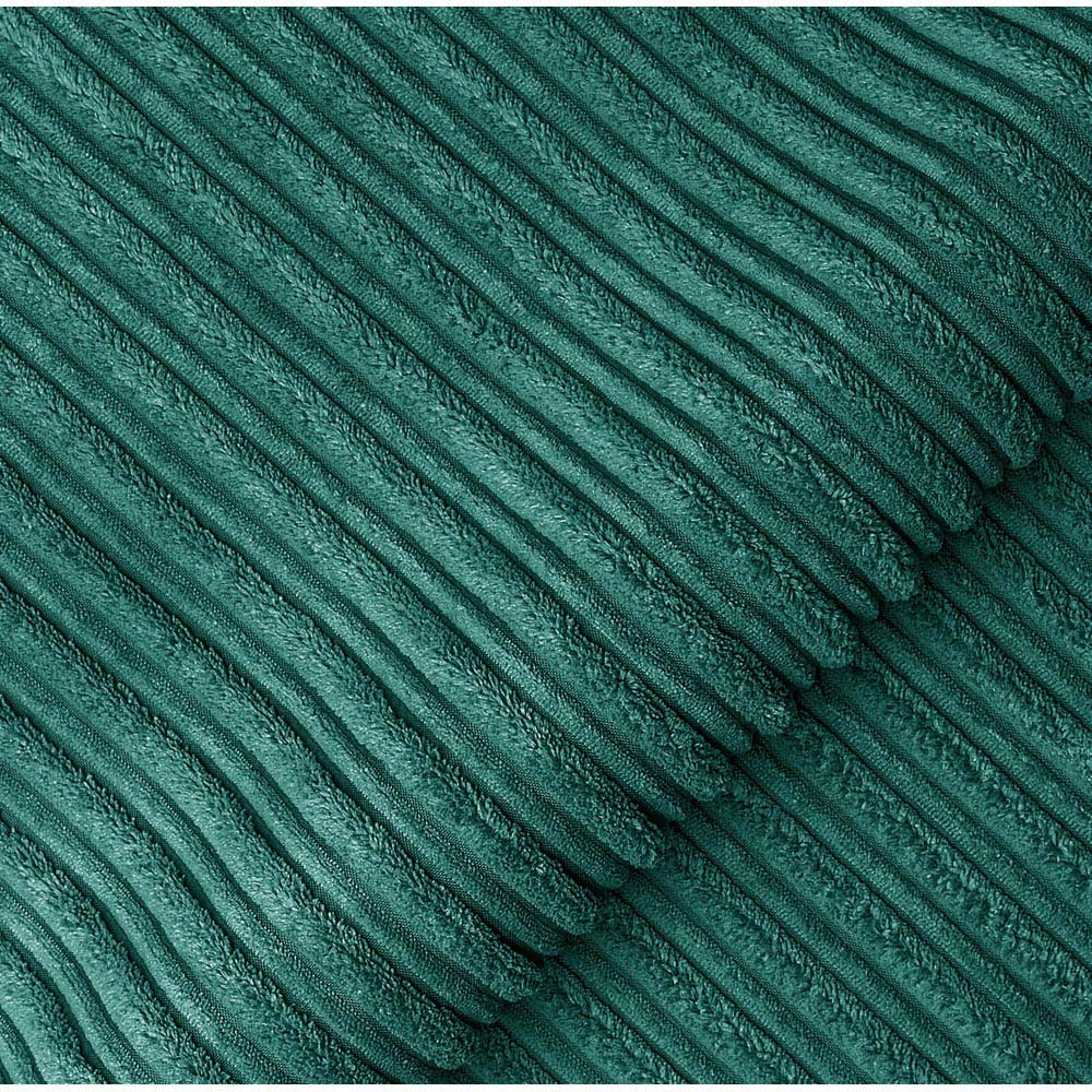 Luxor 4 Seater Teal Jumbo Cord Full Back Sofa Image 5