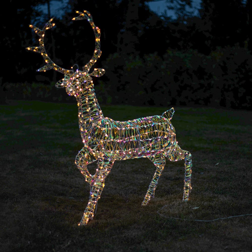 The Christmas Centre 330 LED Laser Strip Light-Up Stag Reindeer 4.5ft Image 6
