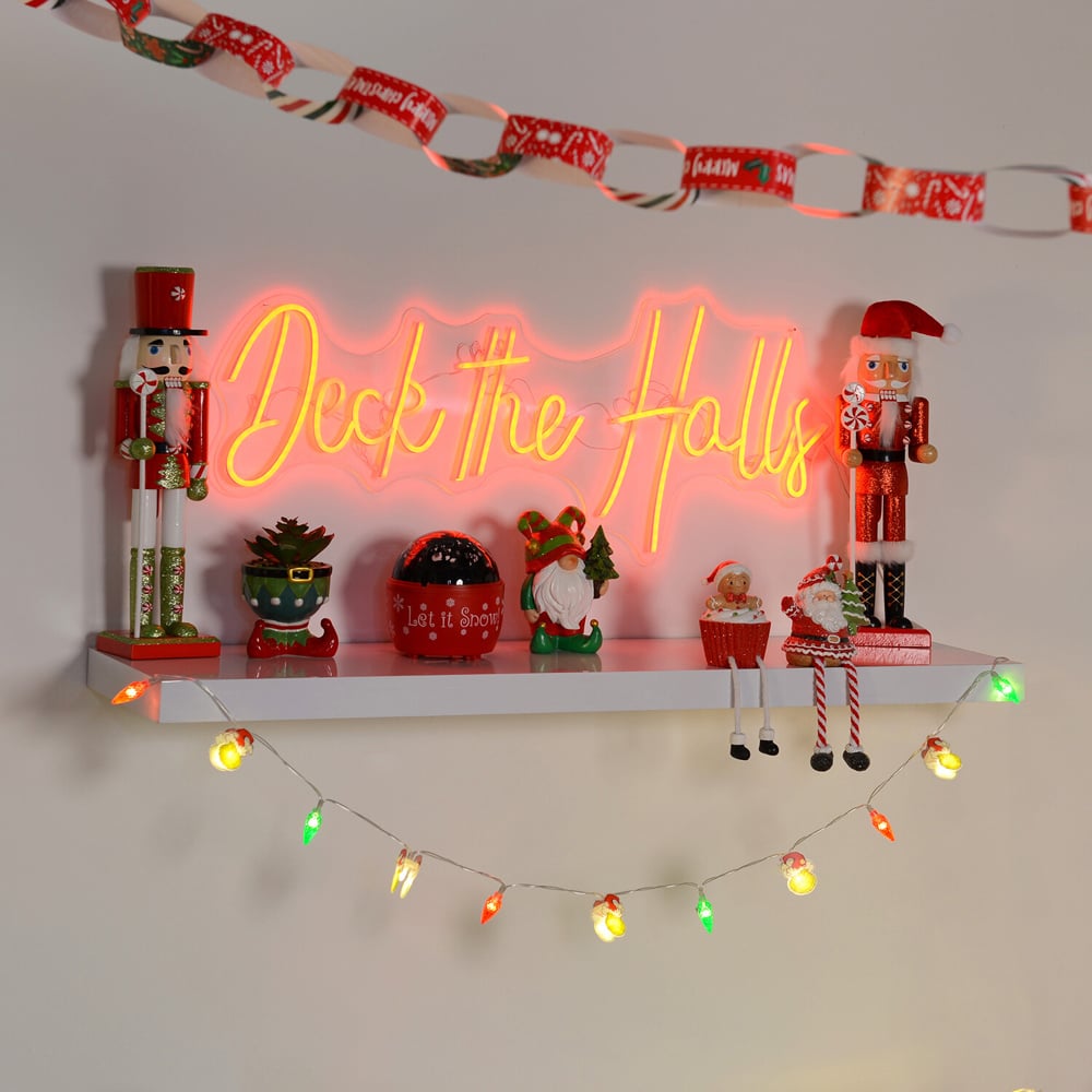 Deck the Halls LED Neon Sign Image 1