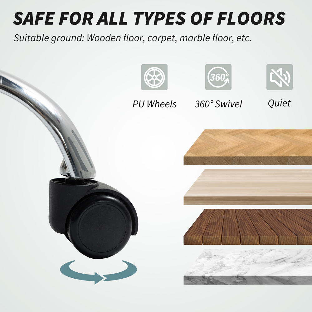 Portland Grey PU Leather Massage Recliner Office Chair Image 6