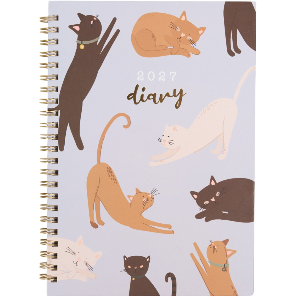 2027 A5 Spiral Cat and Dog Diary Image 2