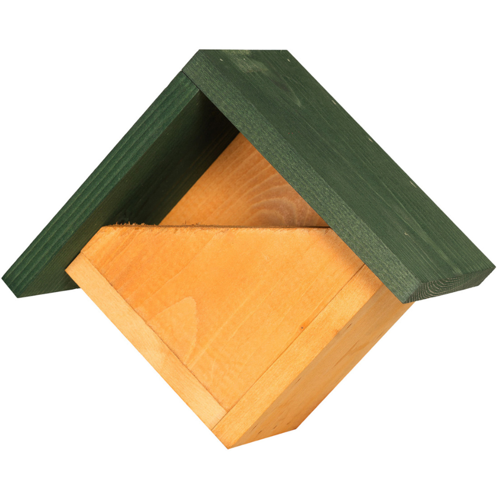 Happy Beaks Robin Nest Box with Green Roof Image 3