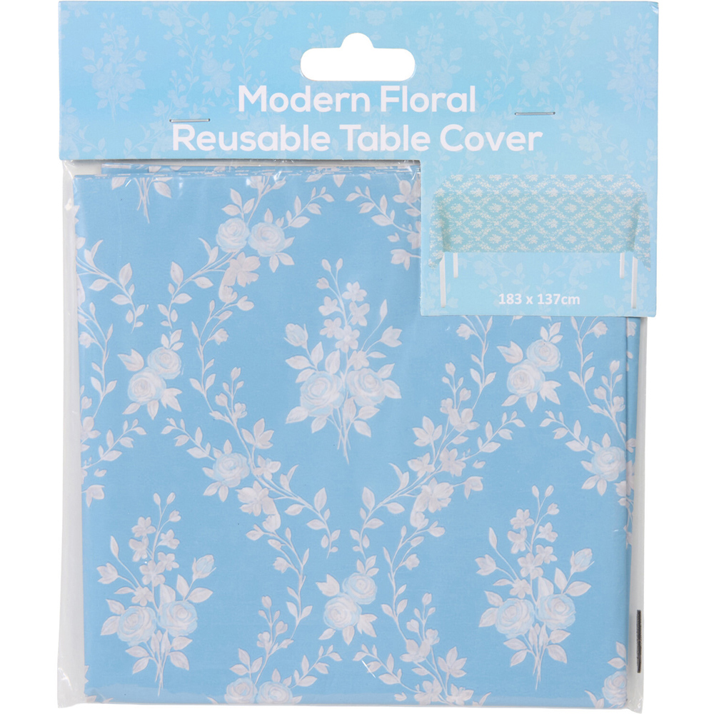 Modern Floral Reusable Table Cover Image 3