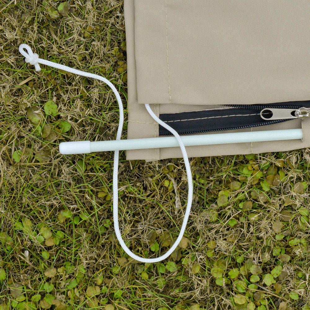 Outsunny Garden Parasol Cover with Rod and Zipper Image 5