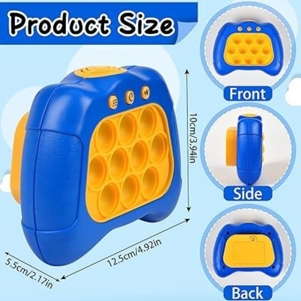 Alivio Blue Quick Push and Pop Sensory Fidget Toy Image 7