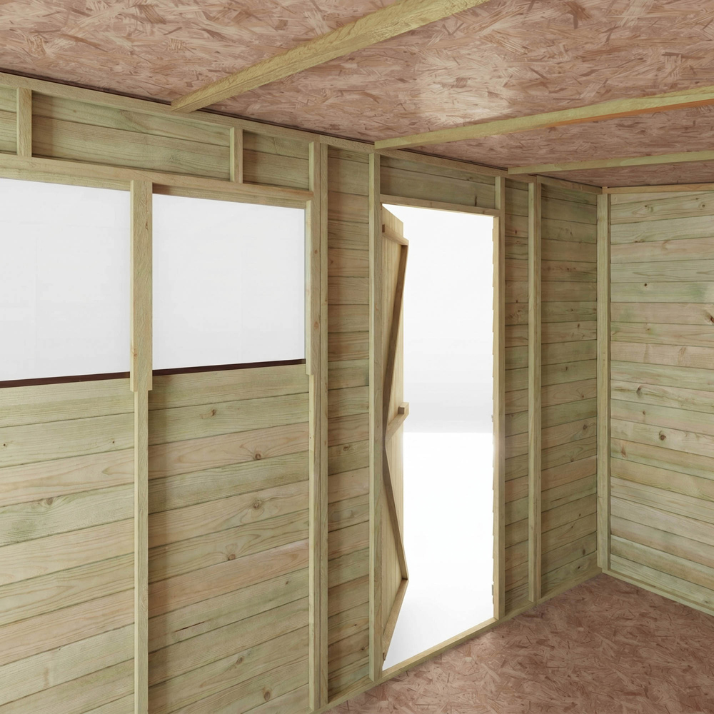 Mercia 10 x 6ft Overlap Pent Shed Image 6