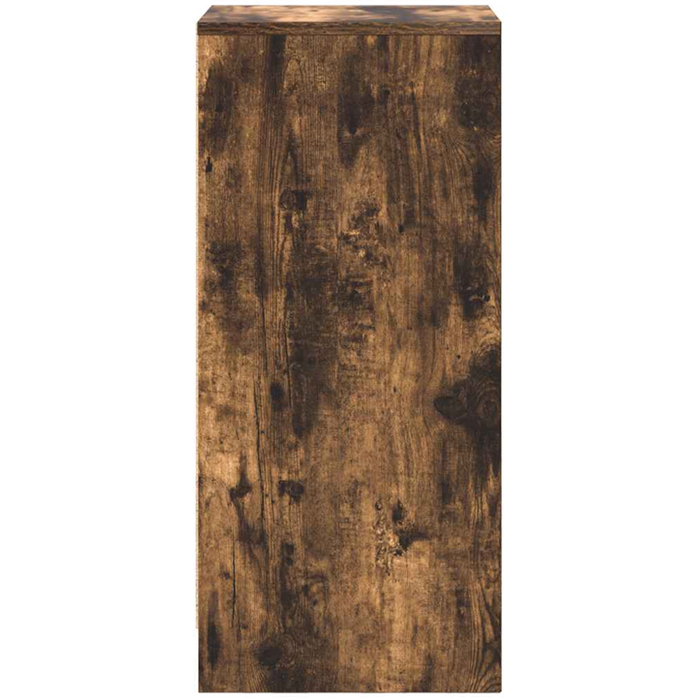 vidaXL 3 Drawer Smoked Oak Sideboard Image 7