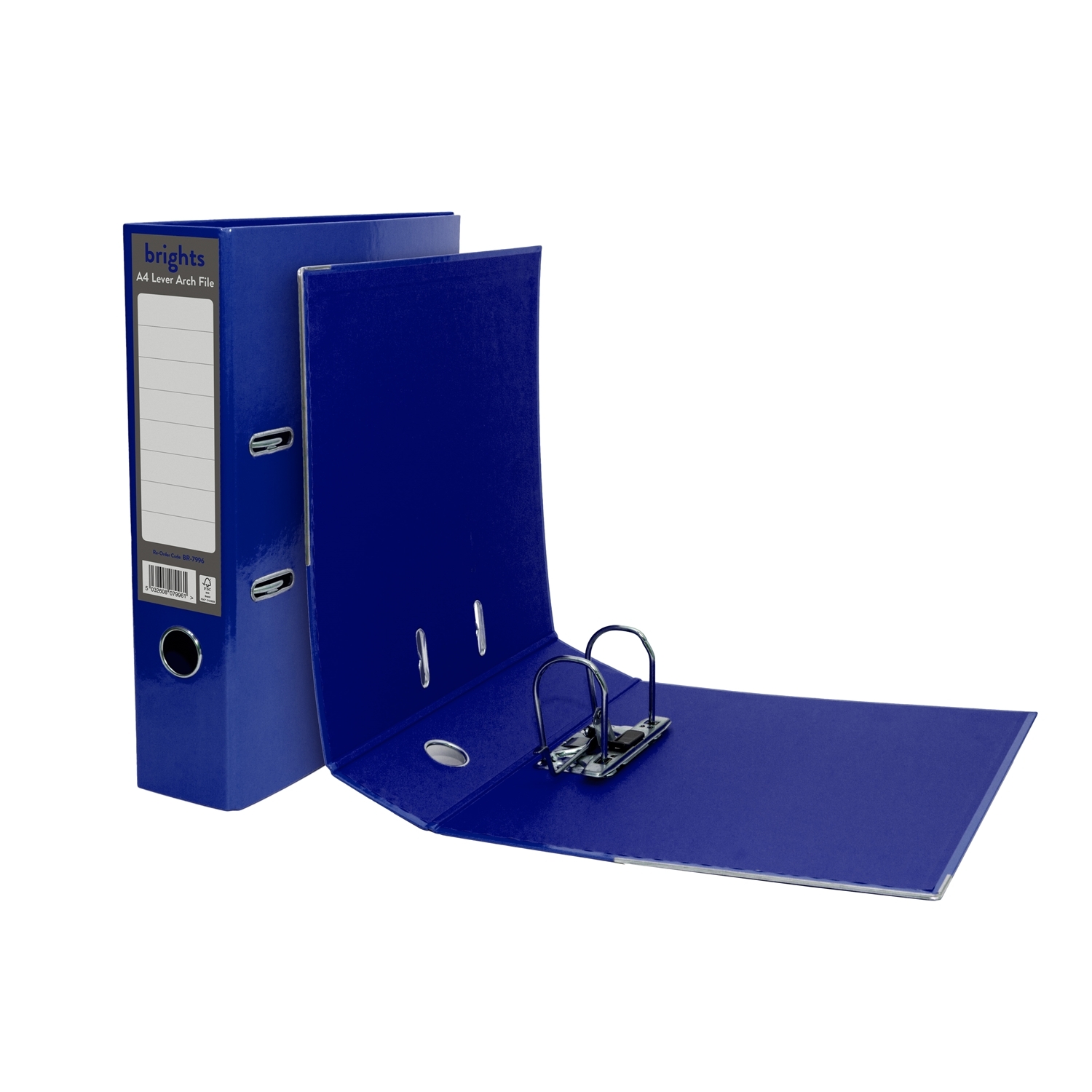 Pukka Brights A4 Navy Lever Arch File Image