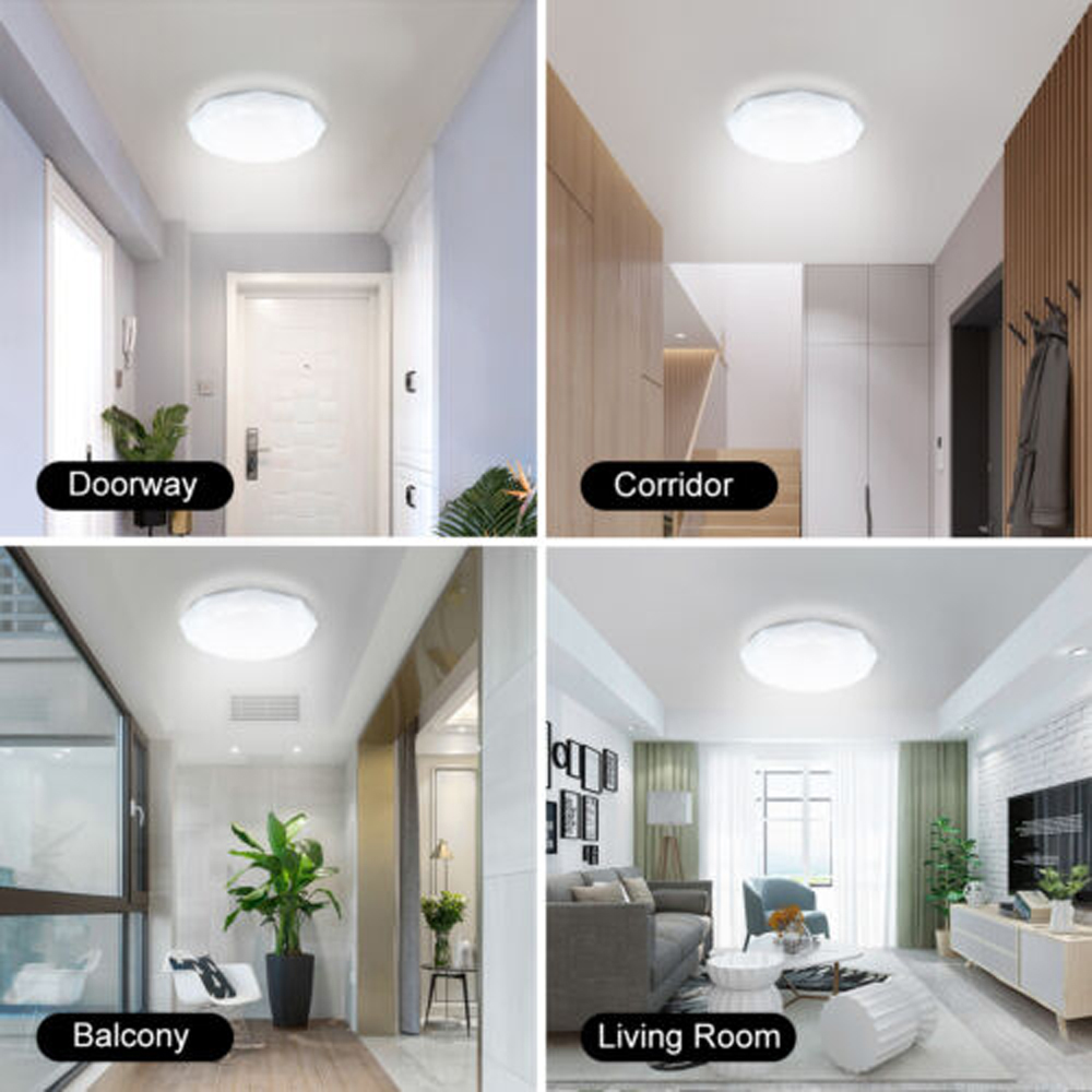 ExtraStar Cool White LED Integrated Flush Ceiling Light Image 5