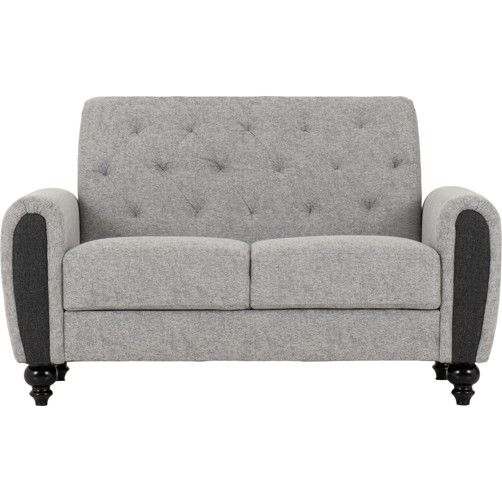 Seconique Chester 5 Seater Light Grey Sofa Set Image 5