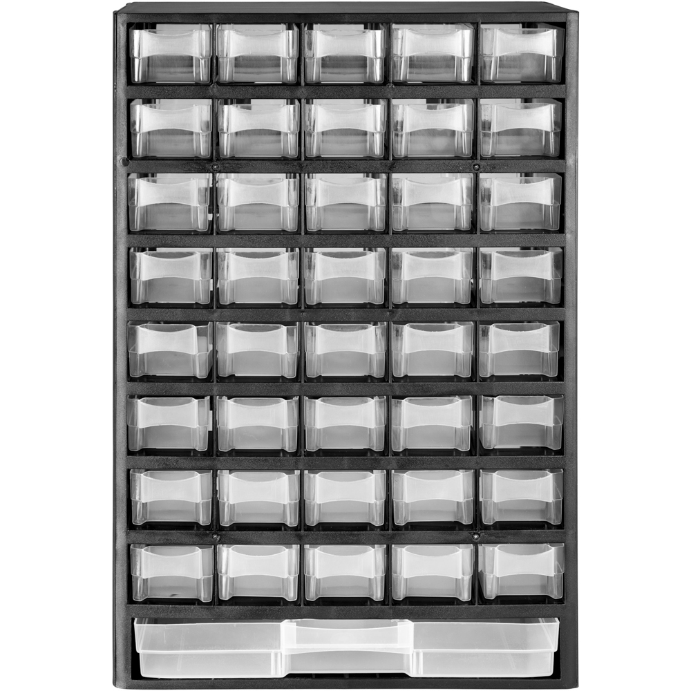 tectake 41 Drawer Plastic Wall Mounted Storage Bin Image 3