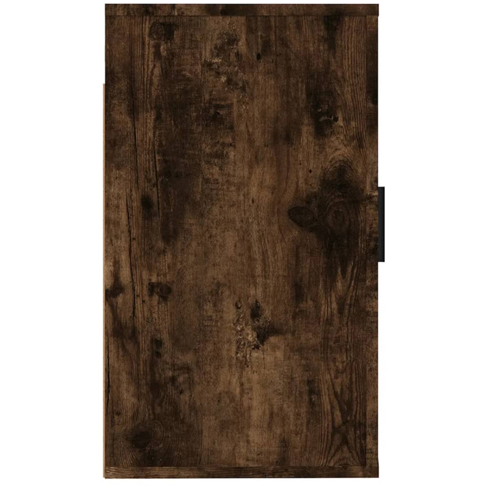 vidaXL Single Door Brown Smoked Oak Wall Mounted TV Cabinet Image 6