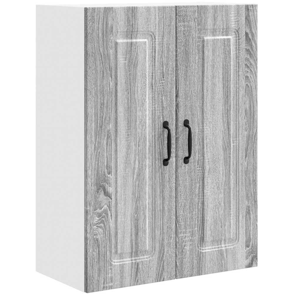 vidaXL Kalmar 2 Door Grey Sonoma Wall Kitchen Cabinet Image 2