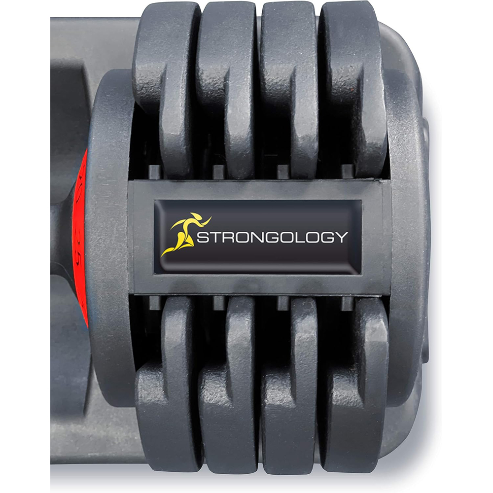 Strongology Tundra 25 Black Adjustable Dumbbell and Weights Set 25kg Image 5