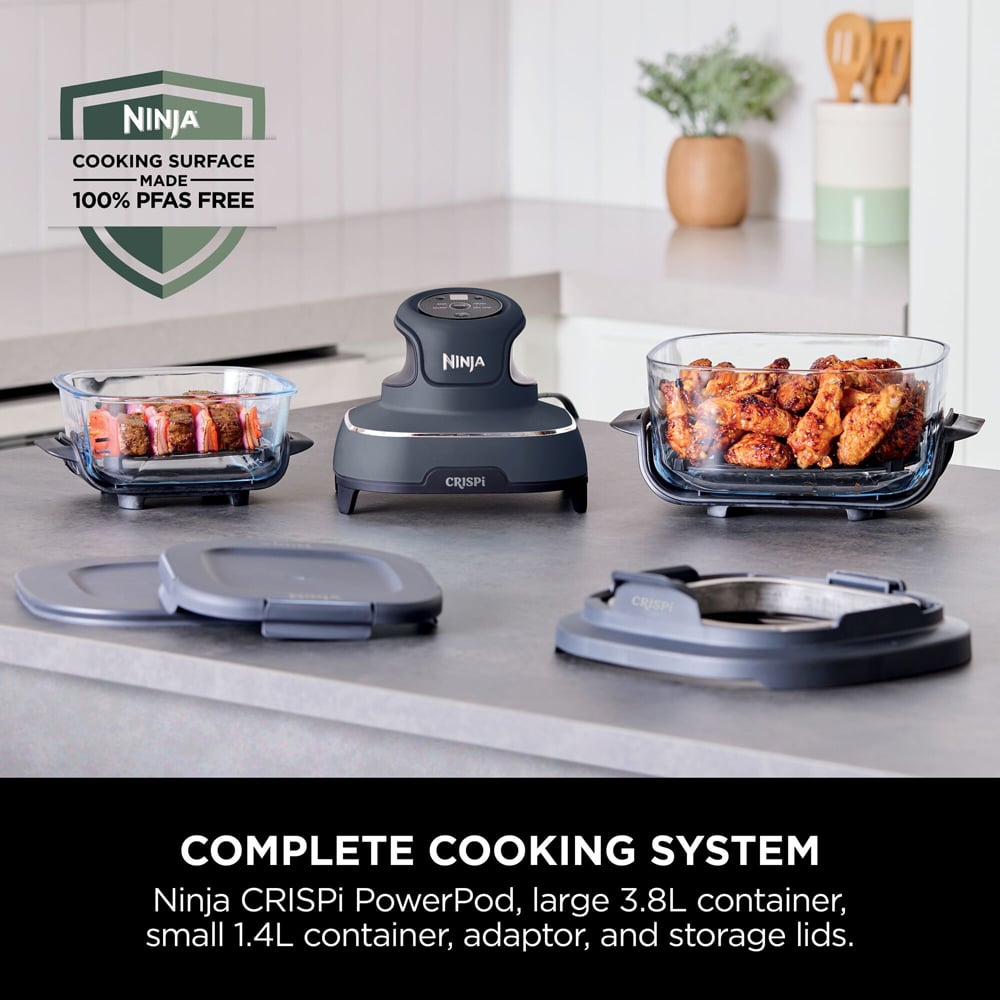 Ninja Crispi FN101UKGY Cyber Space 3.8L Digital Air Fryer 1700W Image 9