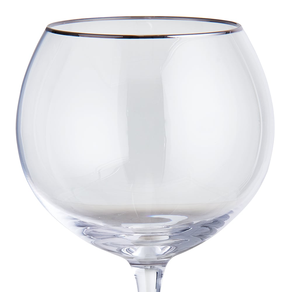 Wilko Silver Gin Glasses 2 Pack Image 3
